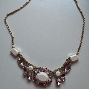 Kate Spade Gold and Pink Statement Necklace